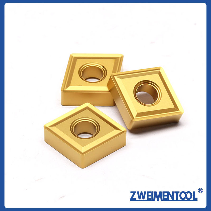 CNMG120408 Carbide Inserts | Gold TiCN Coated CNC Tools